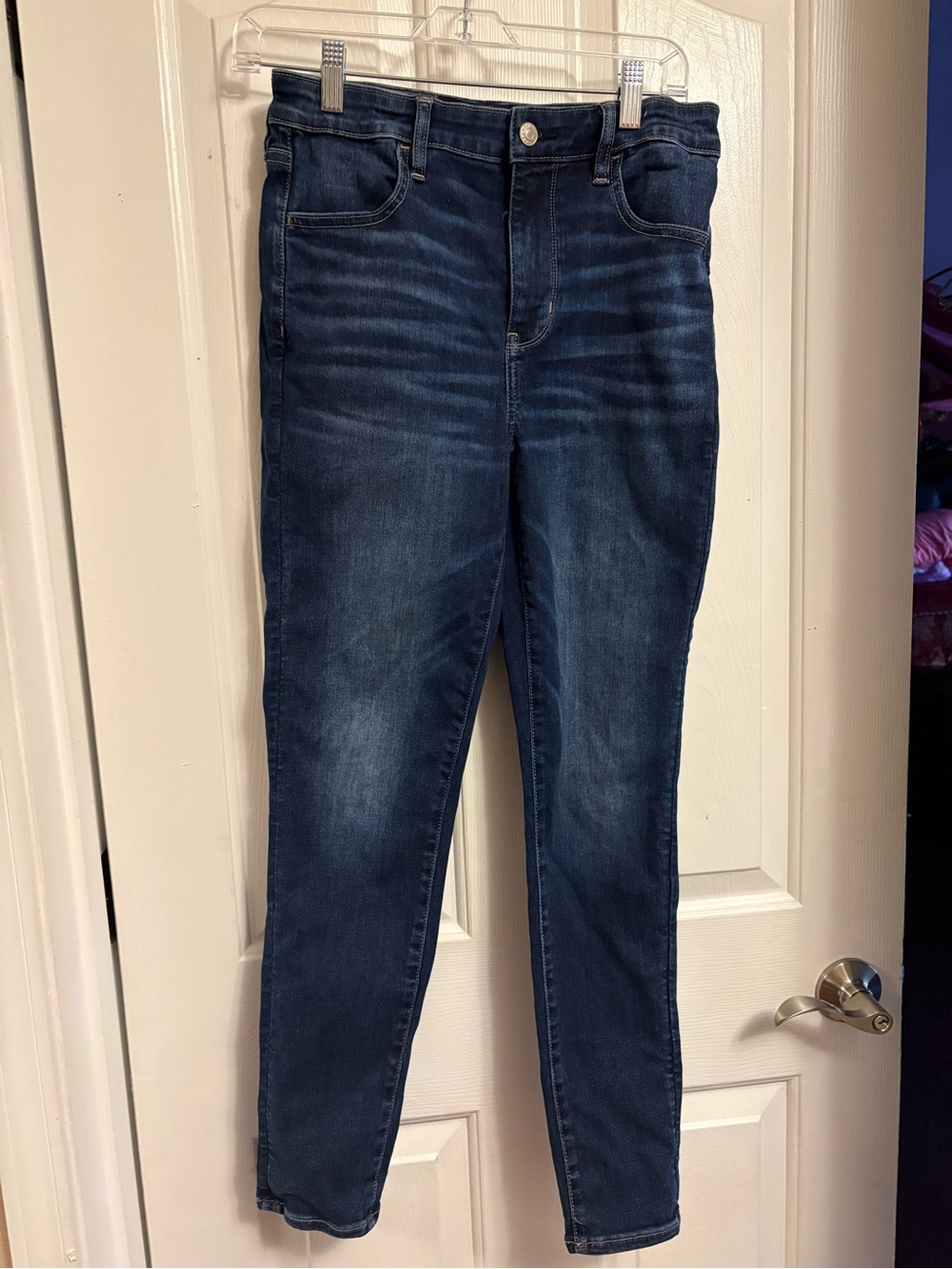 American Eagle Outfitters Dark Blue Skinny Jeans